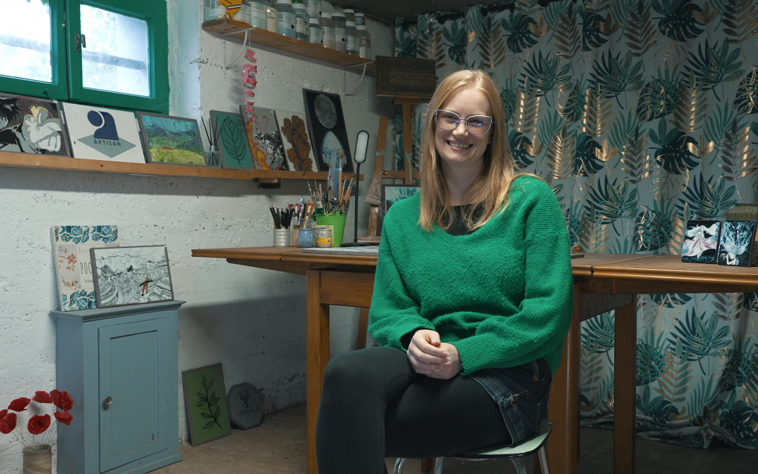 Atelier d’Annanas : le parcours d’Anna Kappler, plus jeune émailleuse sur lave de France